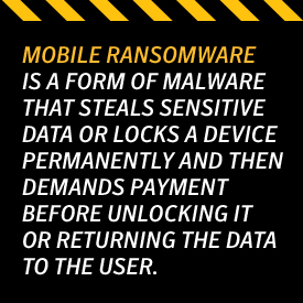 what is mobile ransomware